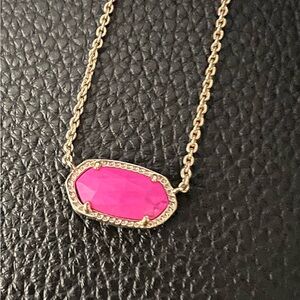 Kendra Scott Hot Pink Necklace